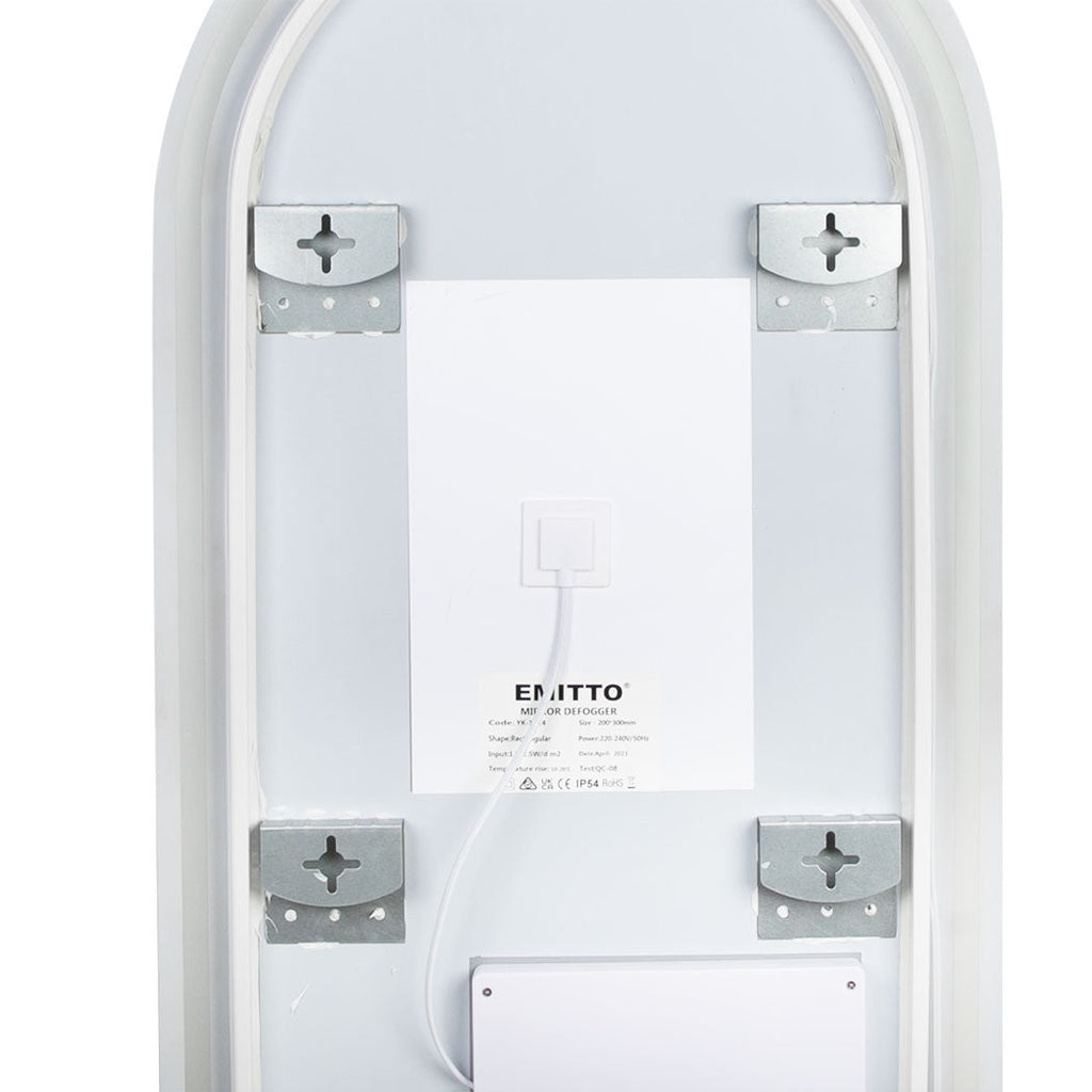NNEIDS EMITTO LED Wall Mirror Arch Anti-fog 50*90cm 50x90-2