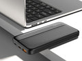 Techancy Power Bank 10000mah Preto TF2776, Carregamento Rápido Pd20w Para Smartphones, Tablets E Muito Mais!