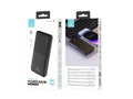 Techancy 10000mah Power Bank Preto TF2766，Carregamento Rápido De 2a, 2 Saídas Usb Para Telemóvel/Tablet.