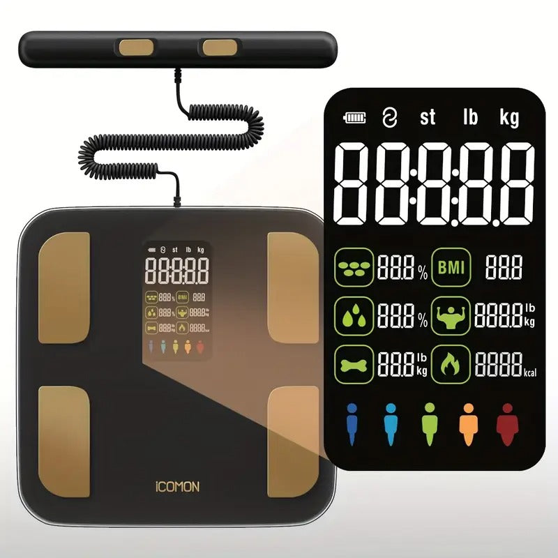 NNETM Wireless Smart Body Scale with LED Display-3