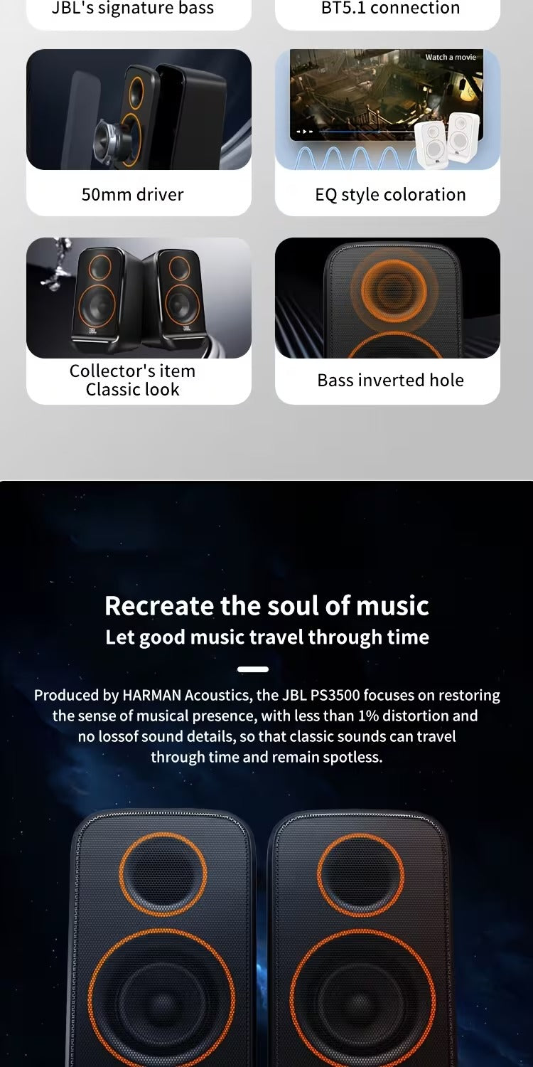 NNETM Stereo Wireless Desktop Speakers 150W-2