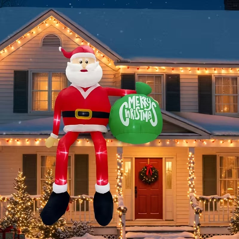 NNETM Santa Claus Inflatable Christmas Yard Decoration-1