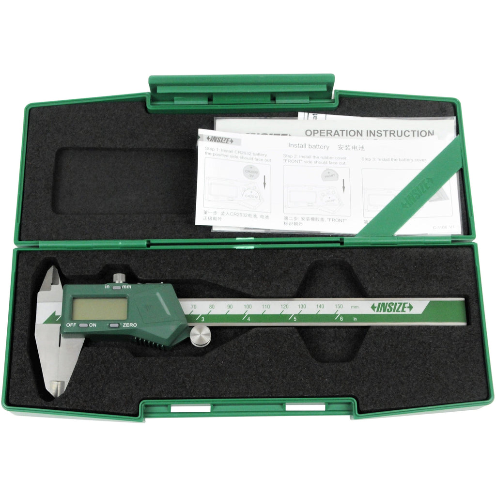 Insize Digital Caliper 0-150mm/0-6" Range Series 1119-150-0