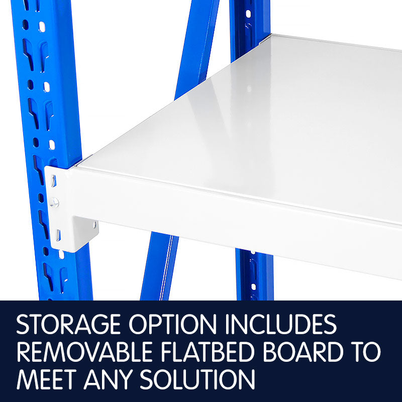 NNEDPE Garage Storage Steel Rack Shelving 1.5m-wide 400kg-4