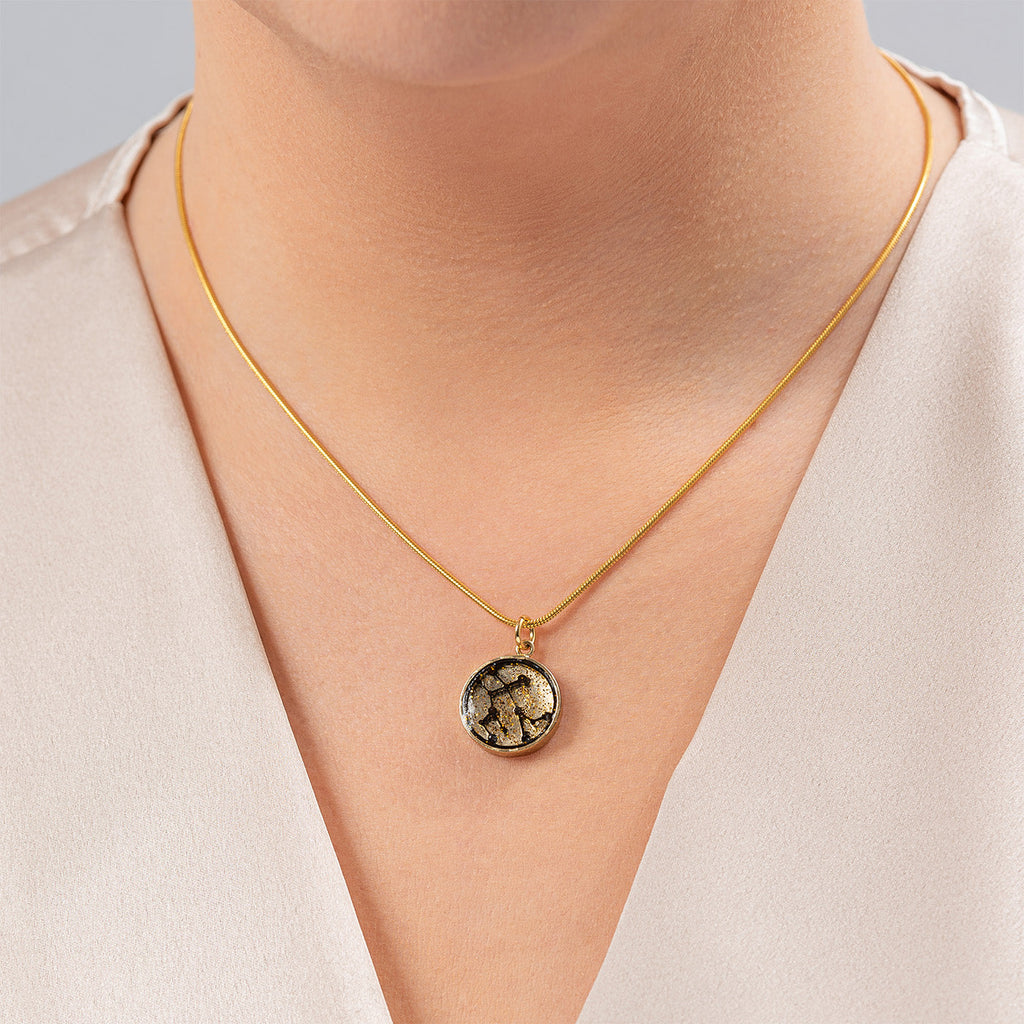 Capricorn Zodiac Sign Sustainable Necklace-0