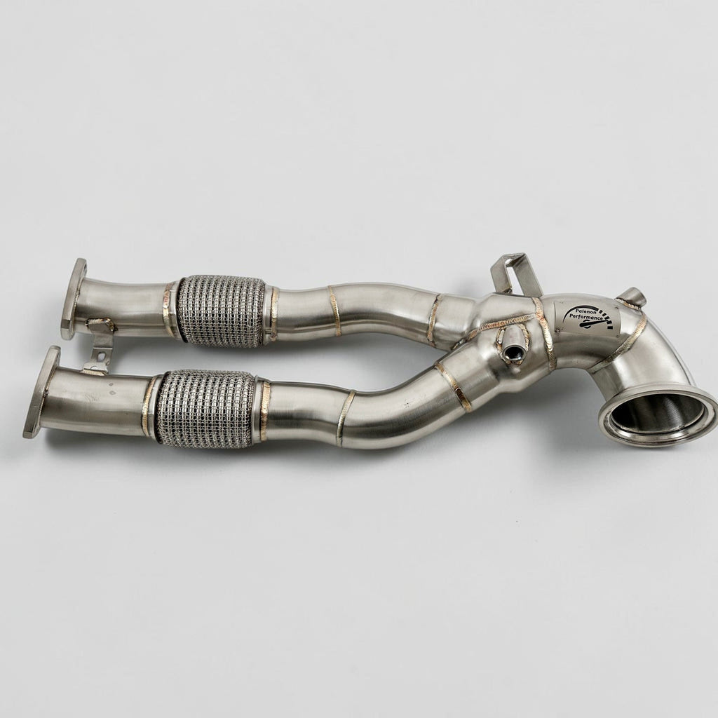 2.5T Race Downpipe For 2018+ Audi RS3 8V, RS3 8Y & TTRS 8S | Palenon Performance-3