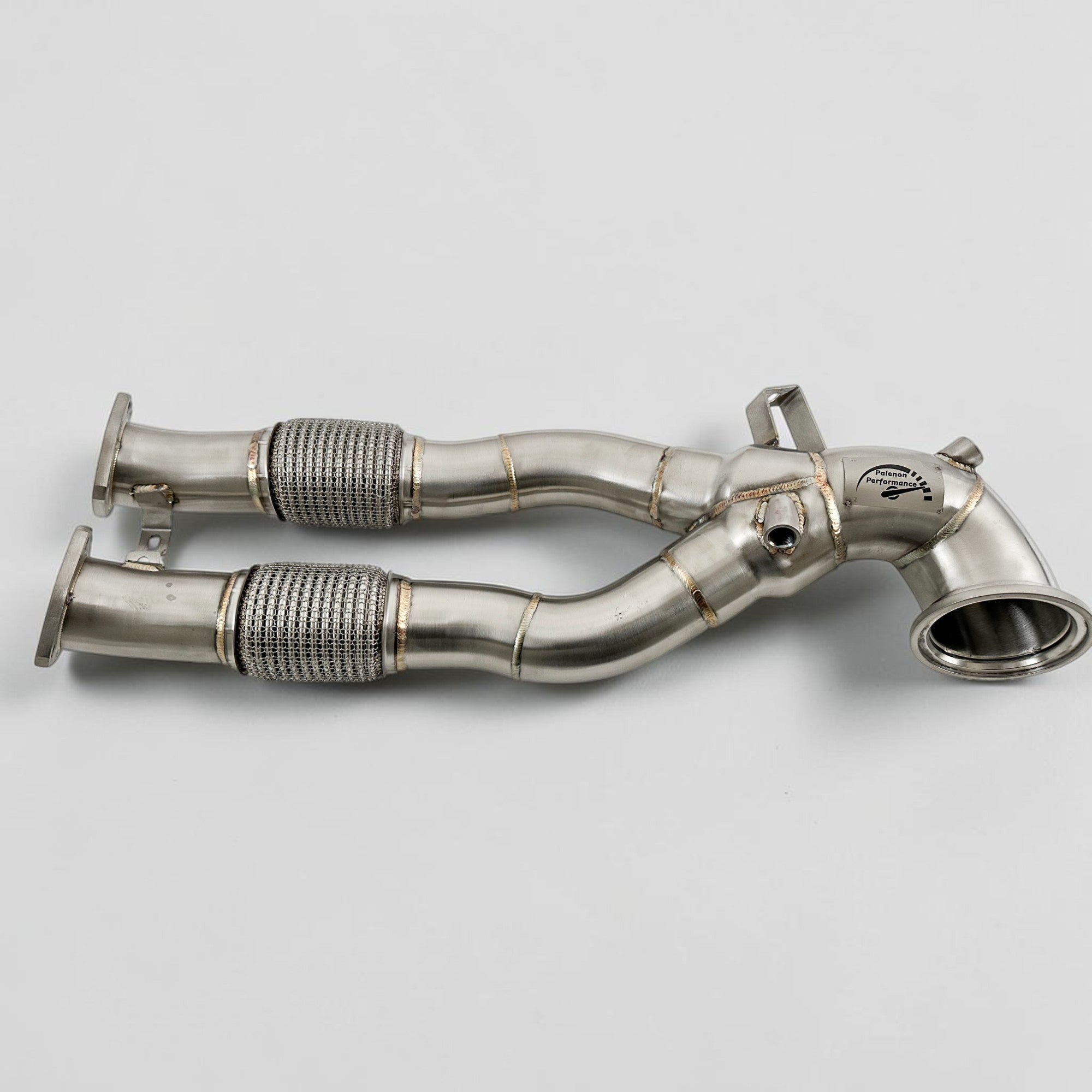 2.5T Race Downpipe For 2018+ Audi RS3 8V, RS3 8Y & TTRS 8S | Palenon Performance-3