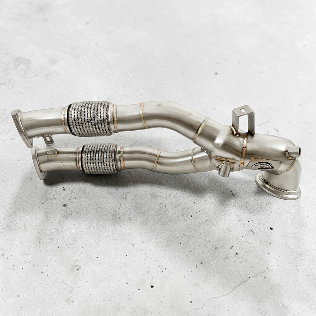 2.5T Race Downpipe For 2018+ Audi RS3 8V, RS3 8Y & TTRS 8S | Palenon Performance-1