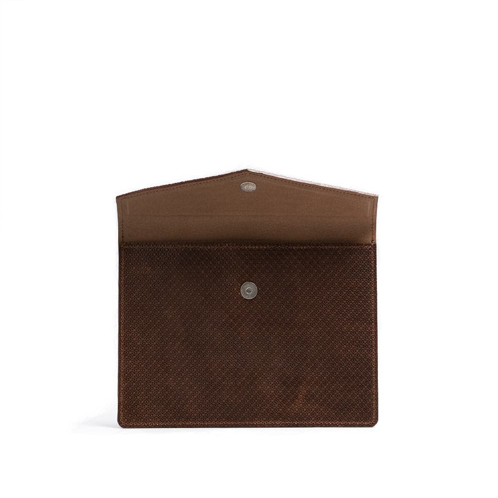 Leather Sleeve for iPad - Geometric Net-1