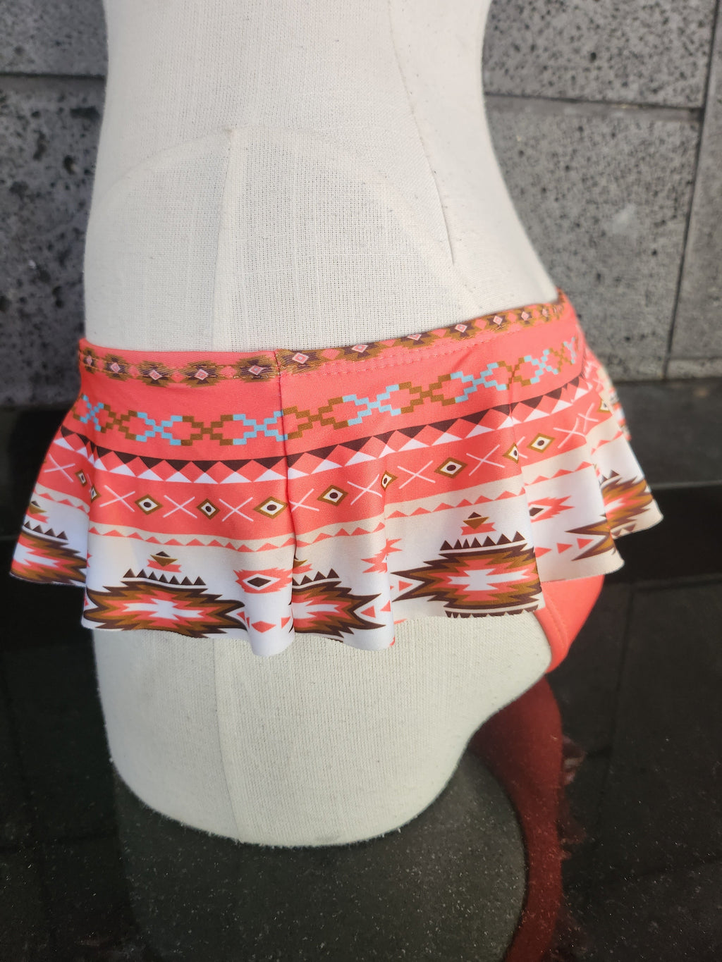 Loco Boutique Native Skirted Swim Bottom-4