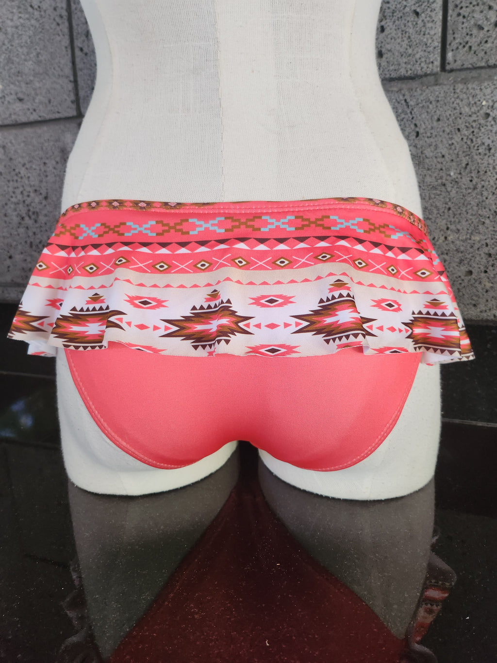 Loco Boutique Native Skirted Swim Bottom-3
