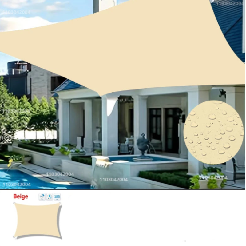 NNEOBA Waterproof Outdoor Sunshade Canvas Rain & Snow Protection-3