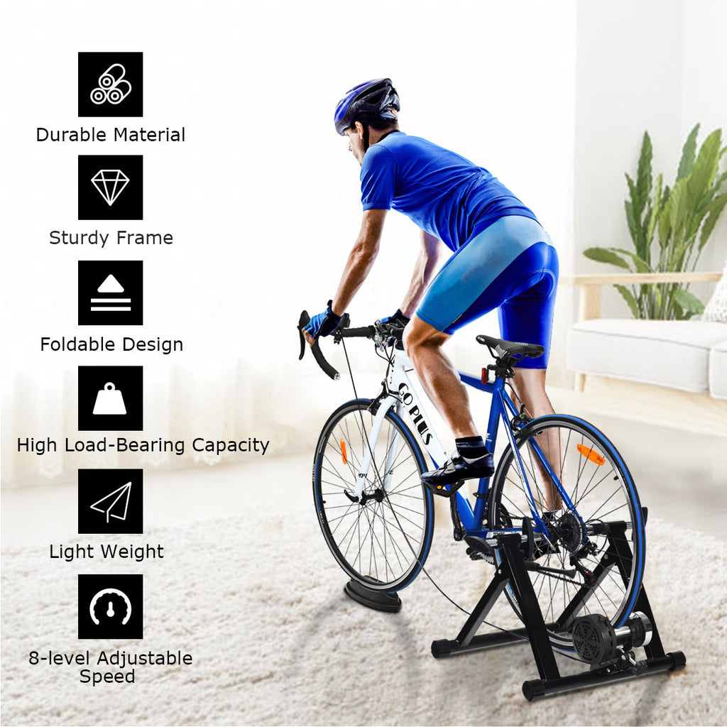 NNECW Roller Trainer with/without Adjustable Magnetic Resistance for Bicycle-Wired-2