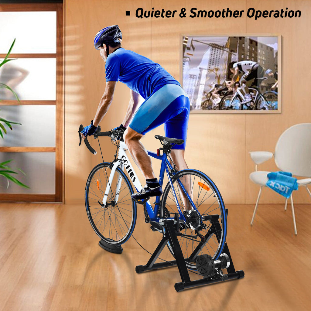 NNECW Roller Trainer with/without Adjustable Magnetic Resistance for Bicycle-Wired-0