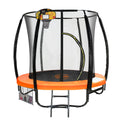NNEDPE Kahuna Trampoline 6ft with Basketball set - Orange-0