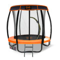 NNEDPE Kahuna Trampoline 6ft with Roof Cover - Orange-0