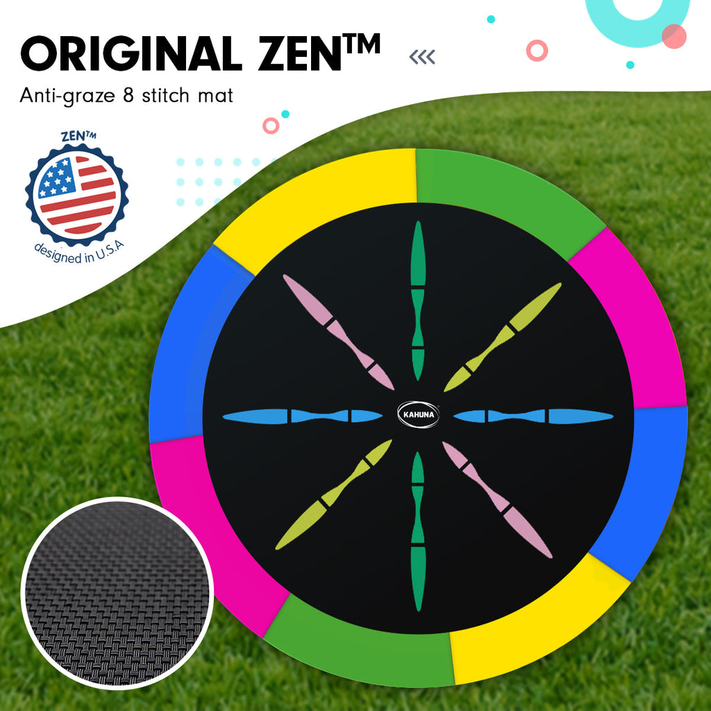 NNEDPE Kahuna Trampoline 8 ft with Basketball set - Rainbow-3