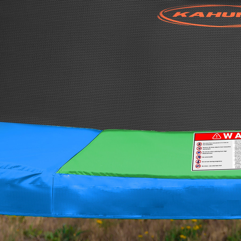 NNEDPE 6ft x 9ft Replacement Rectangular Trampoline Pad Rainbow-3