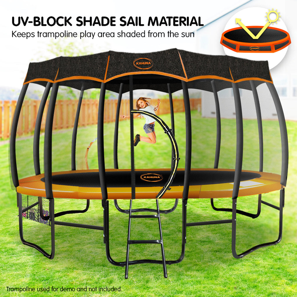NNEDPE 14ft Removable Twister Trampoline Roof Shade Cover-2