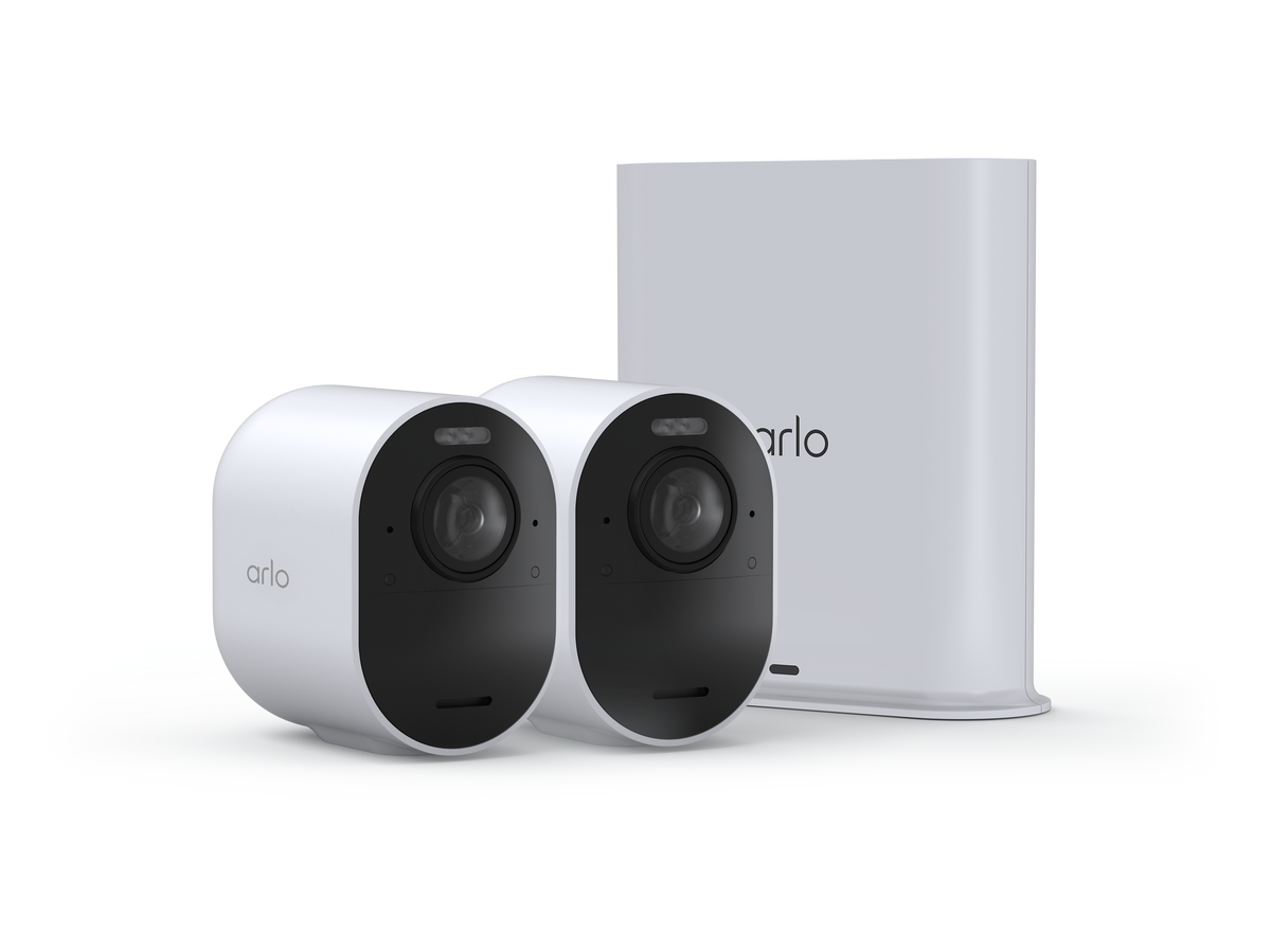 Arlo Ultra 4K Security Camera (3rd Gen) – 2 Camera Kit with SmartHub
