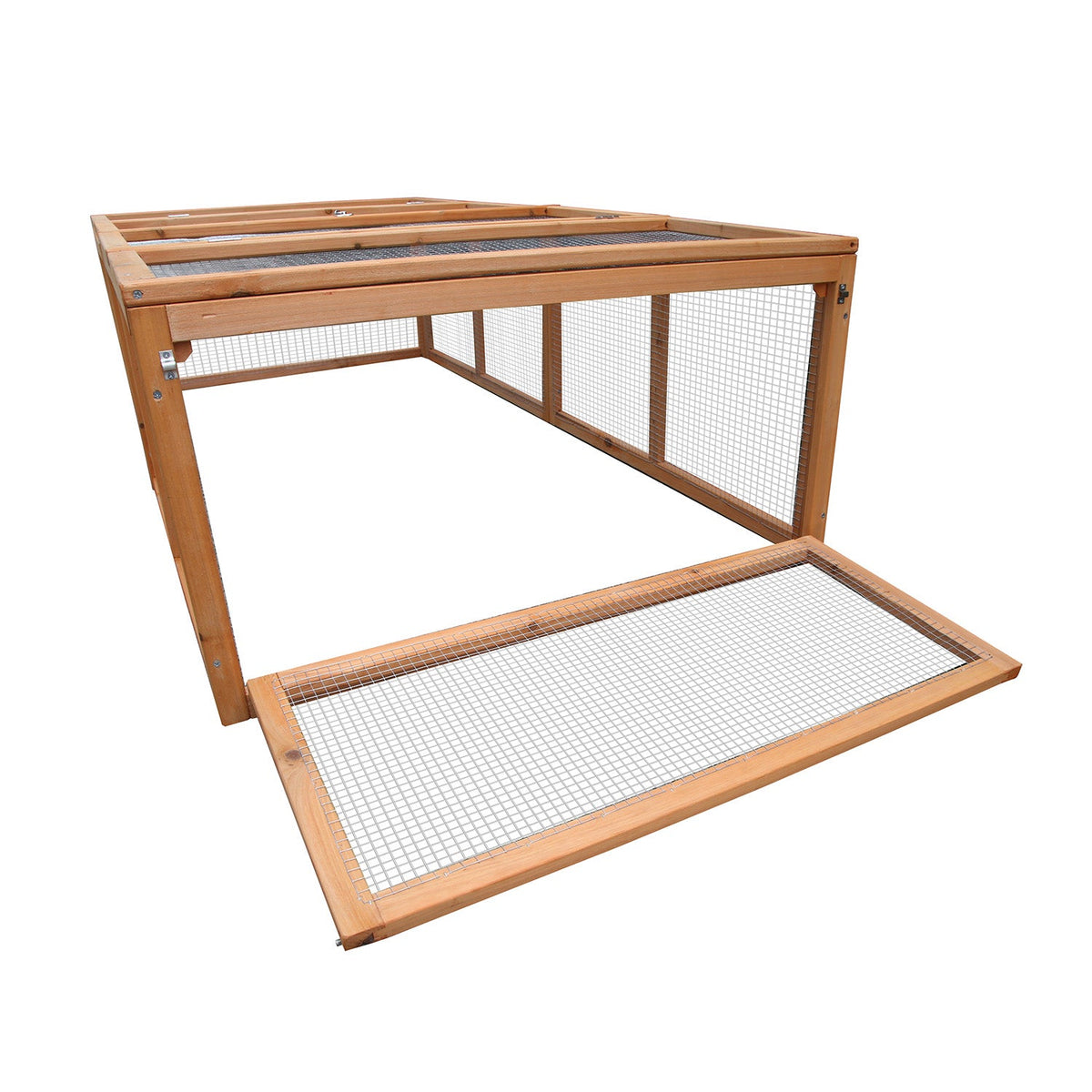 NNEDPE Rectangular Wooden Chicken Coop & Rabbit Hutch-2