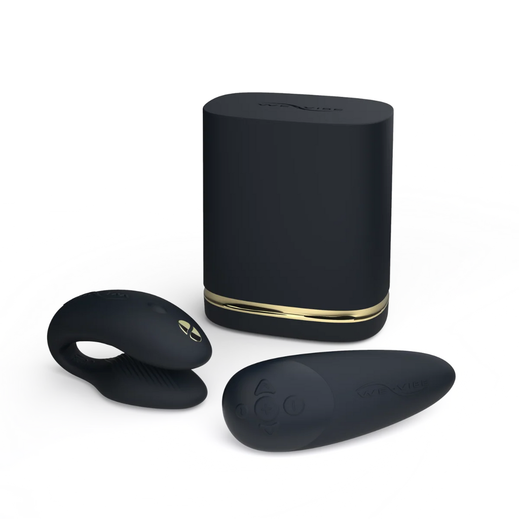 Womanizer X We-Vibe Golden Moments Clit Sucking & Wearable Couples Vibrator Limited Edition-1