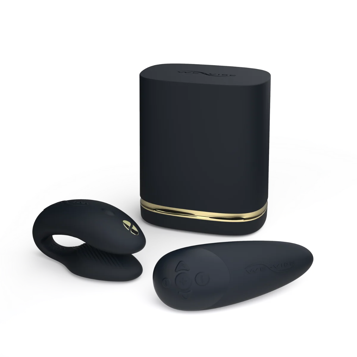 Womanizer X We-Vibe Golden Moments Clit Sucking & Wearable Couples Vibrator Limited Edition-1
