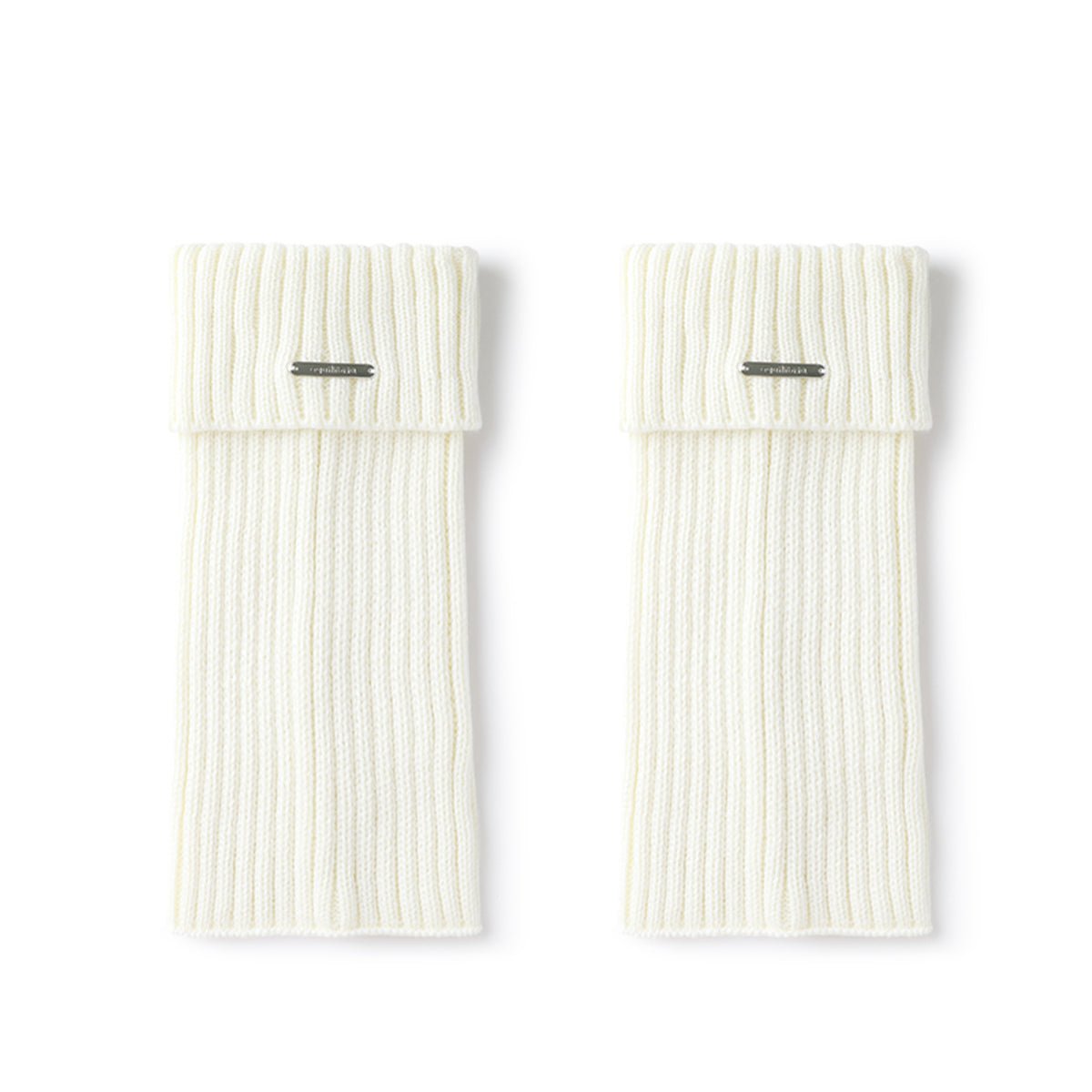 Women's 30cm Cuffed Ribbed Leg Warmers – Autumn & Winter 2-Pair Set-1