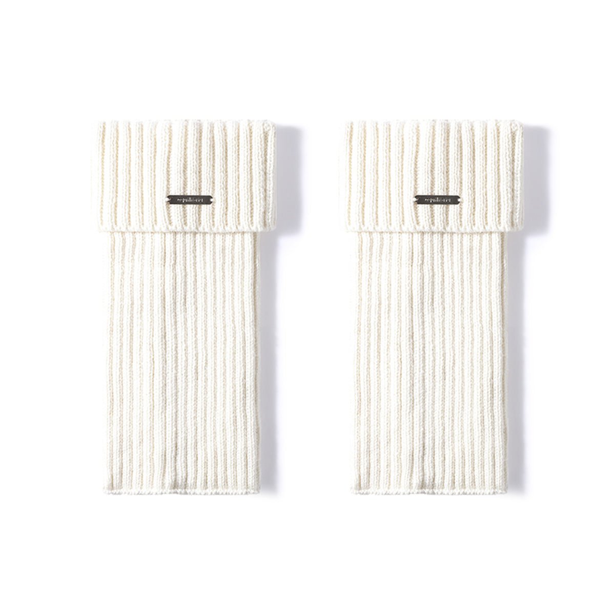 Women's 30cm Cuffed Ribbed Leg Warmers – Autumn & Winter 2-Pair Set-2