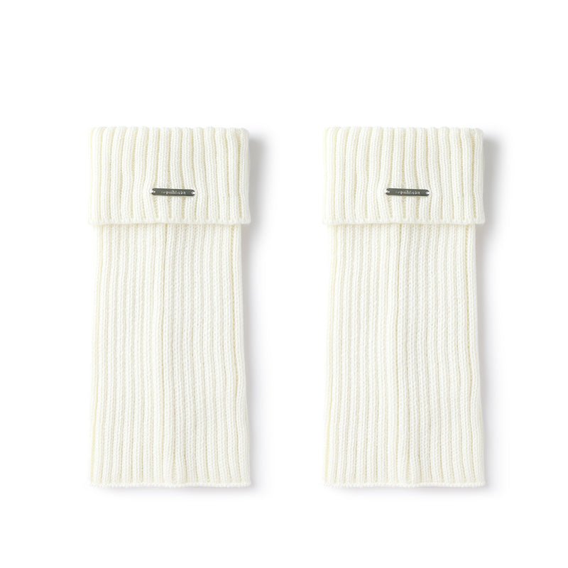Women's 30cm Cuffed Ribbed Leg Warmers – Autumn & Winter 2-Pair Set-4