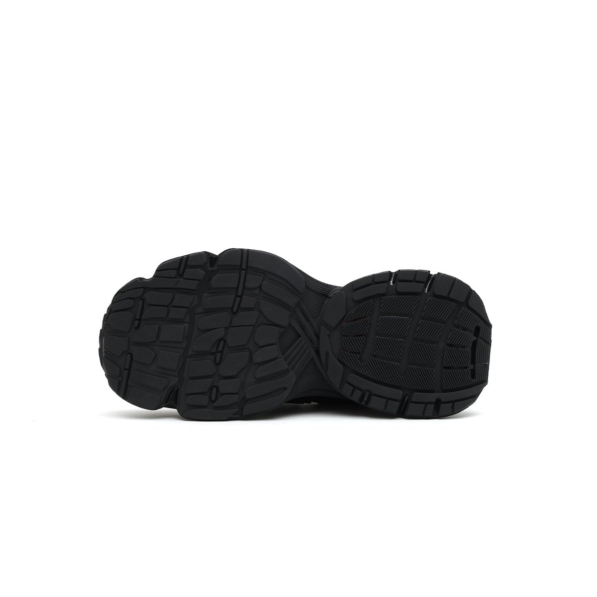 Women's Black Retro Platform Sneakers – Star Detail-4